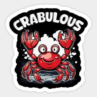 Crabulous Sticker